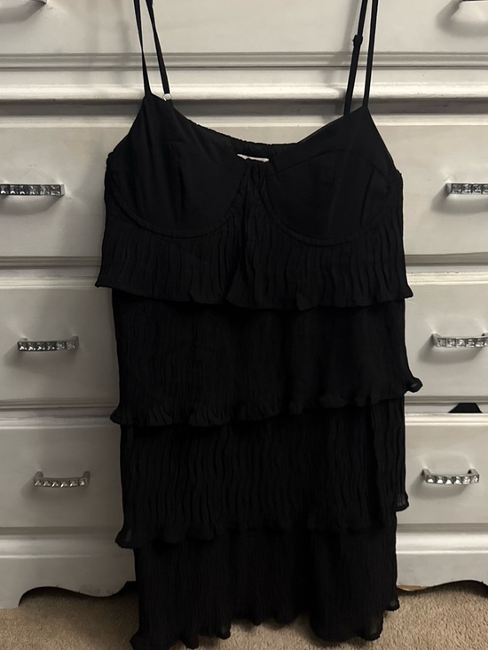 Le Lis Dresses & Skirts - Le Lis Black Tiered Ruffle Cami Dress